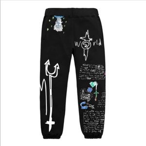 S/O SAINt JHN Journal Entry 1 Sweatpants Black, Medium —Christian Sex Club